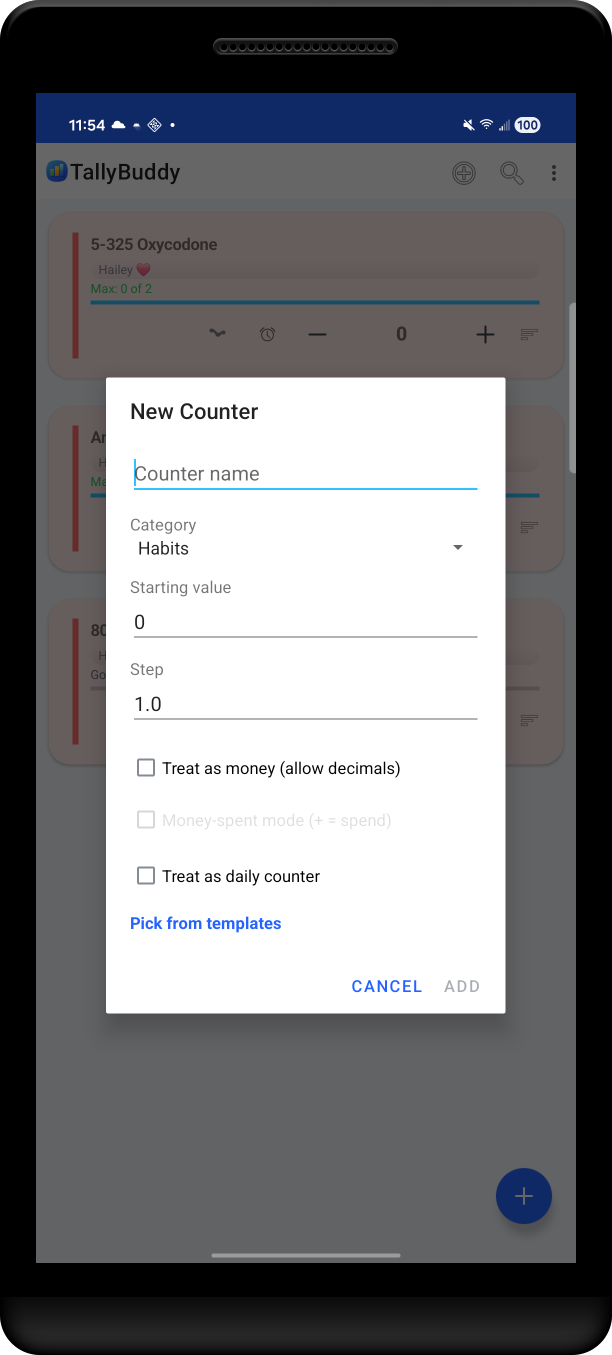 TallyBuddy screenshot 2